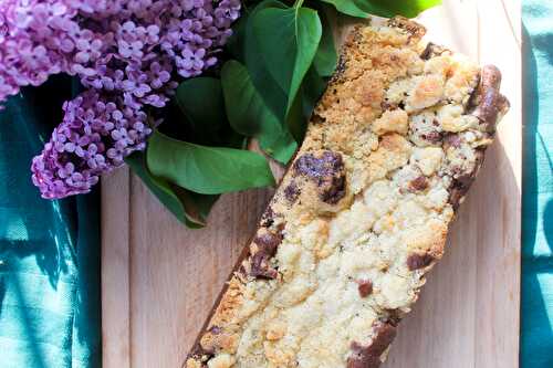 Crumbcake choco – poire sans gluten