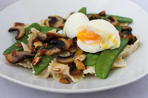 Farfalle et pois gourmands