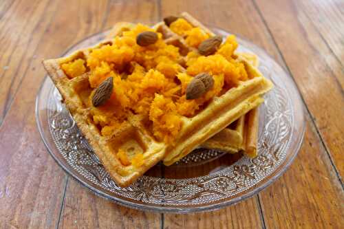 Gaufres à la courge Butternut