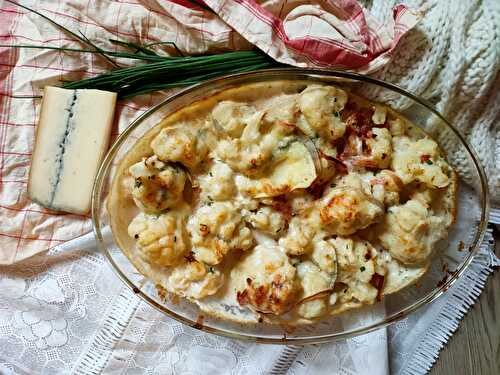 Gratin de chou-fleur au morbier