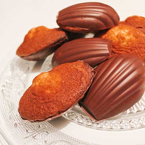 Madeleines au Nutella, coque en chocolat et variantes