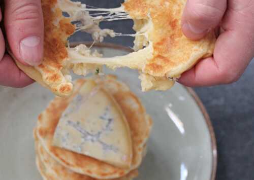 Pancakes salés à la Fourme de Montbrison