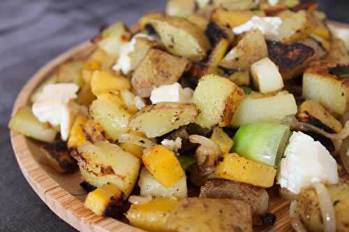 Poêlée hivernale rutabaga et pommes de terre