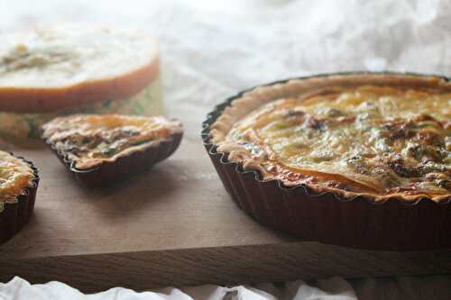 Quiche courgette petits pois