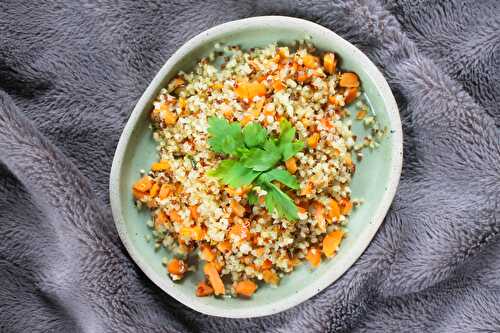 Quinoa, patate douce et carotte