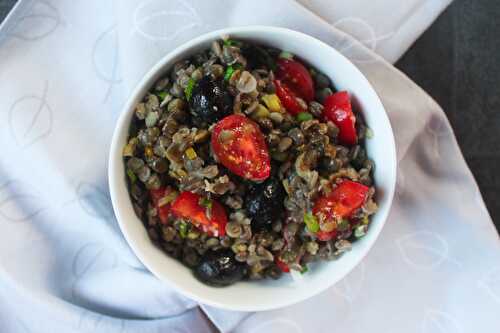 Salade de lentilles fraîche et originale