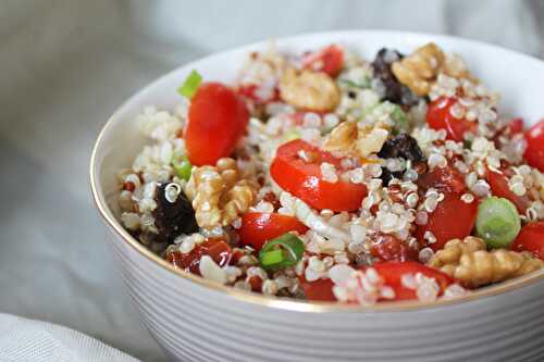 Salade de quinoa fraîche et gourmande