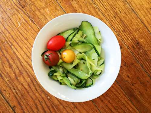 Tagliatelles de courgette