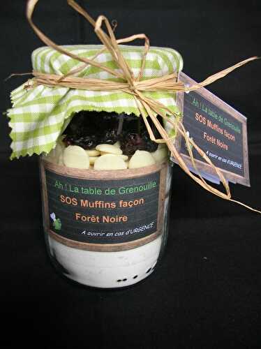 Cadeau gourmand : Kit SOS Muffins façon Forêt Noire
