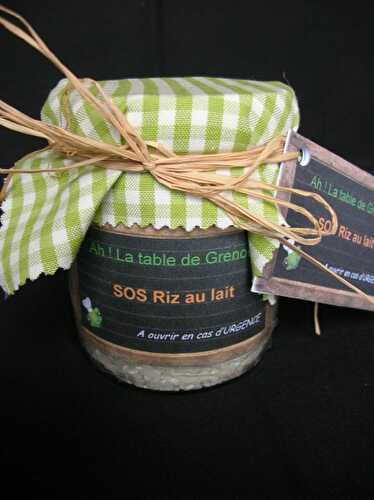 Cadeau gourmand : kit SOS riz au lait