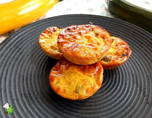 Clafoutis aux courgettes, parmesan et curry