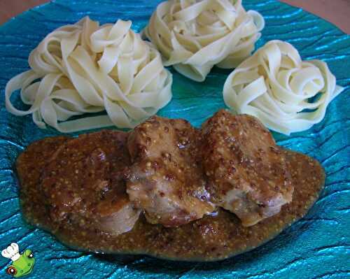 Filet mignon de porc à la moutarde