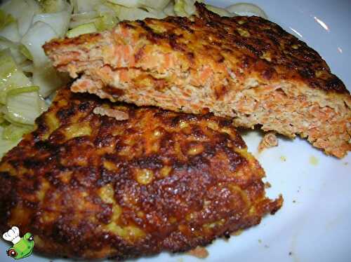 Galette de carottes aux noisettes