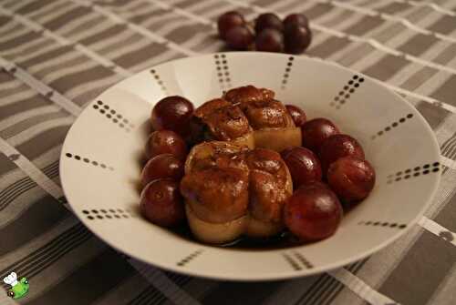 Paupiettes de veau aux raisins frais, citron et thym