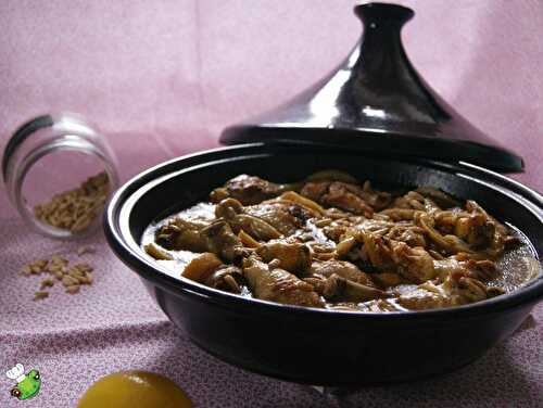 Tajine de poulet au citron