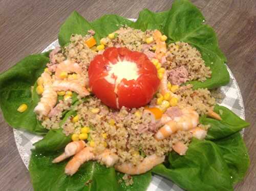 Salade de quinoa de la mer et vinaigrette mayo - 8 pp