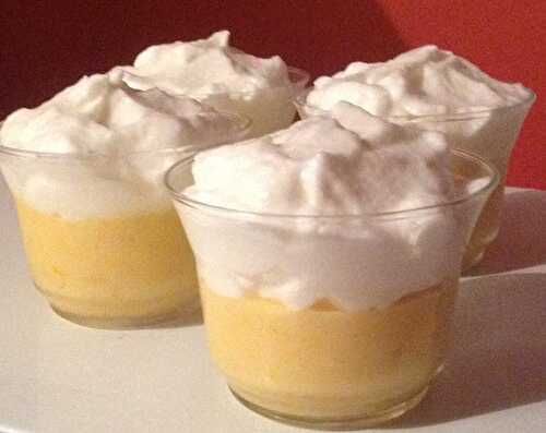 Crème prise à l'orange mousse -- 2 pp