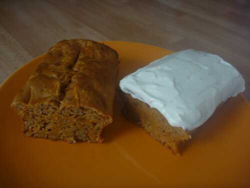 Carrot cake sucré - 3 pp