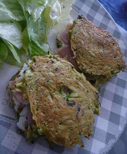 Kiechle de courgettes (galettes) - 4 pp et 4 SP les 3 blinis