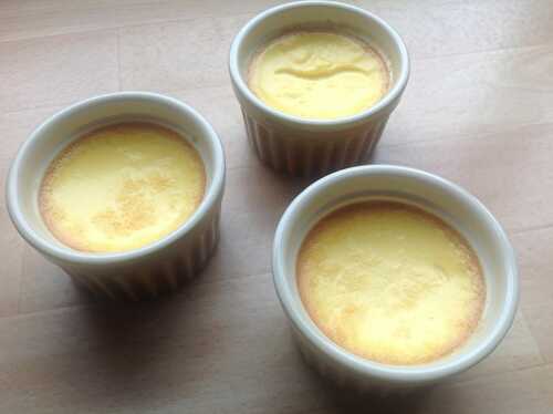 Petits flans aux oeufs - 2 pp (3 SP)