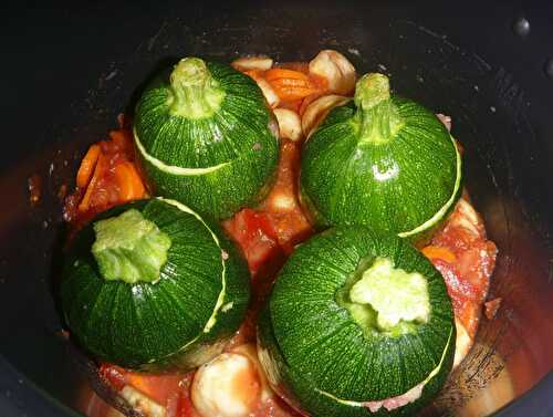 COOKEO - Courgettes farcies sauce légumes - 7 pp (6 SP)
