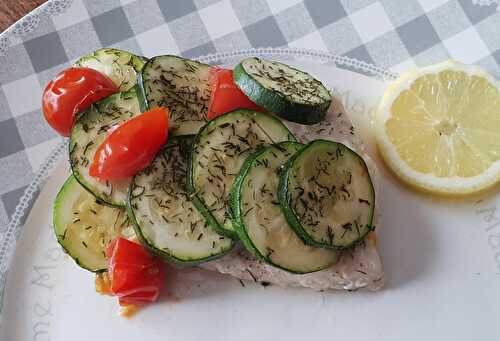 Papillote de poisson blanc