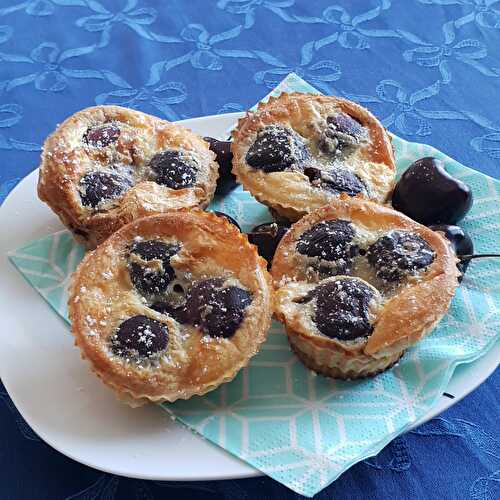 Muffin façon clafoutis cerise - 2pp