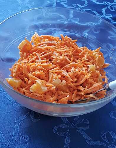 Salade de carottes à l'orange