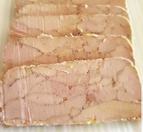 Terrine de foie gras (mi-cuit)