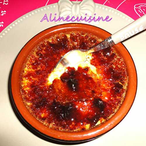 Crème brûlée façon Joel Robuchon