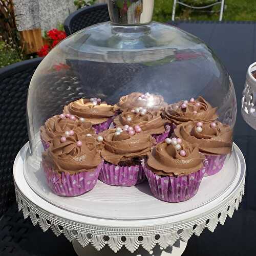 Cupcakes chocolat et nutella