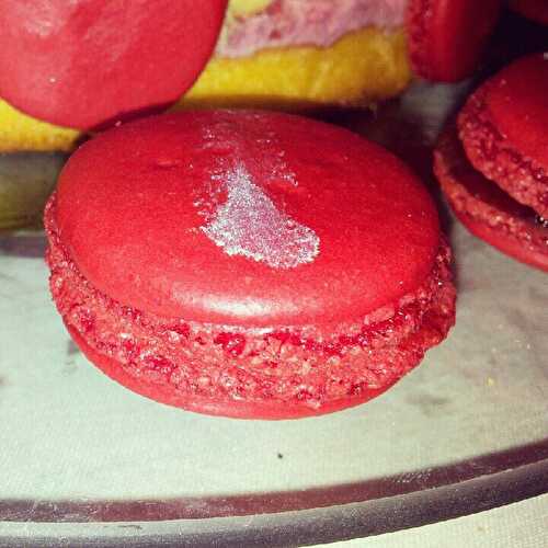 Macaron girly à la framboise