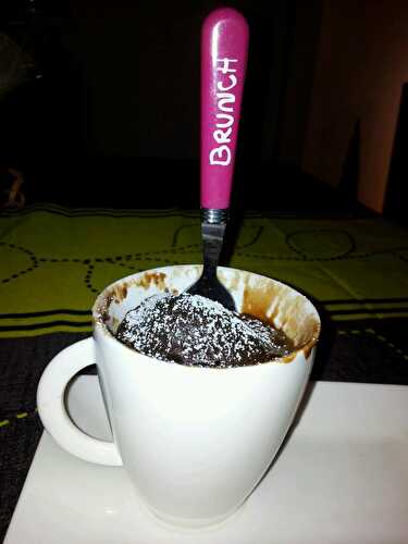 Mug cake moelleux au chocolat