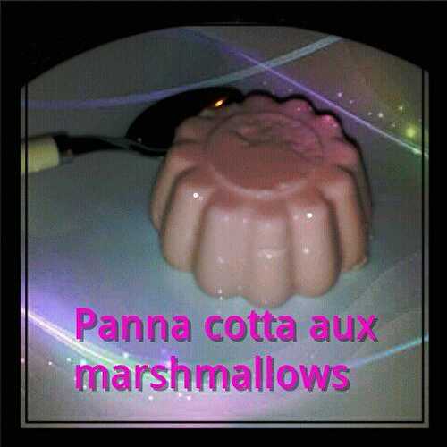 Panna cotta aux marshmallows !