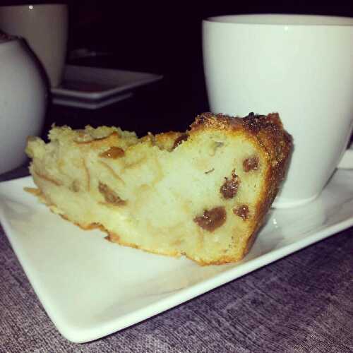 Pudding aux raisins et au rhum