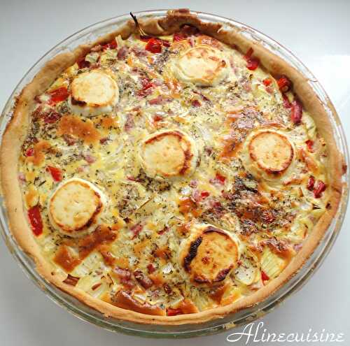 Quiche au Poivron et au Chèvre