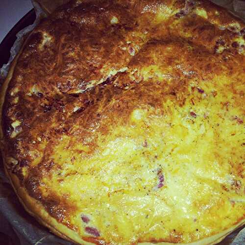 Quiche lorraine express !