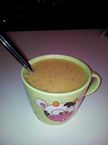 Soupe express "tomate, origan et basilic"