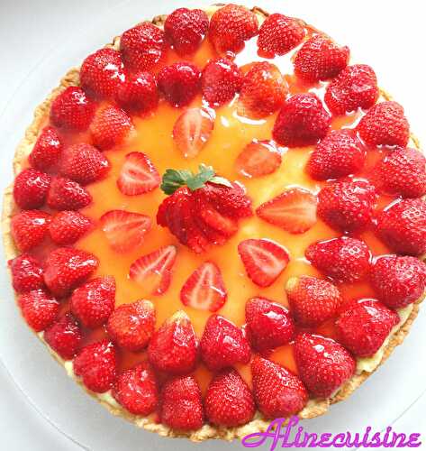 Tarte aux fraises express