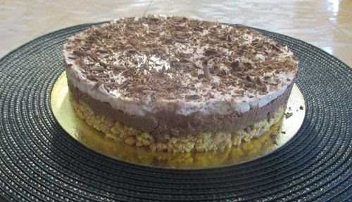 Gâteau au chocolat sans cuisson