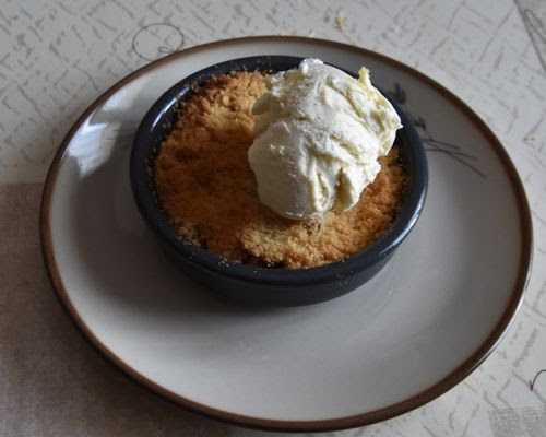 Crumble aux pommes