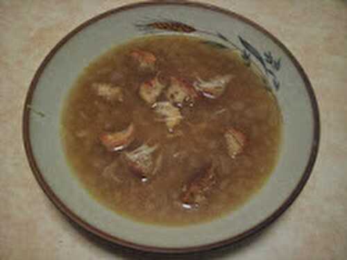 Soupe à l'oignon