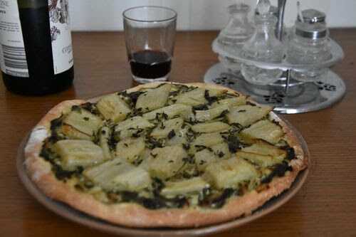 Pizza aux bettes