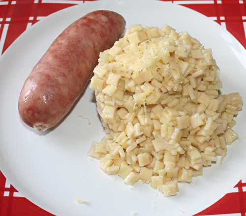 100% Savoie : diots fumés et risotto de crozets