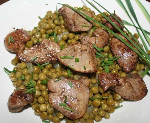 Abats de lapin aux petits-pois