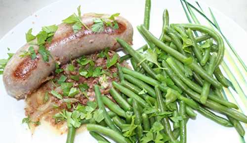 Andouillette à la lyonnaise