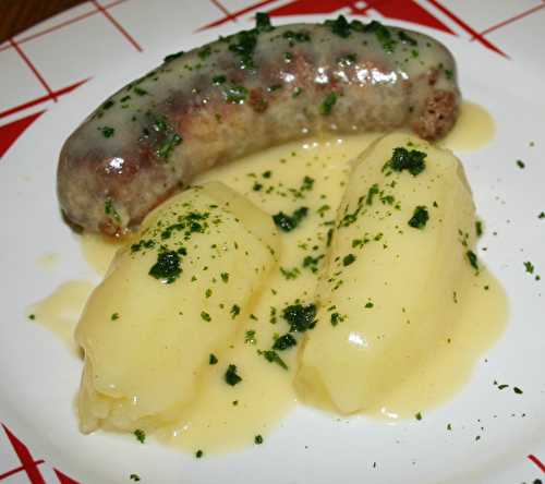 Andouillette à la plancha sauce hollandaise