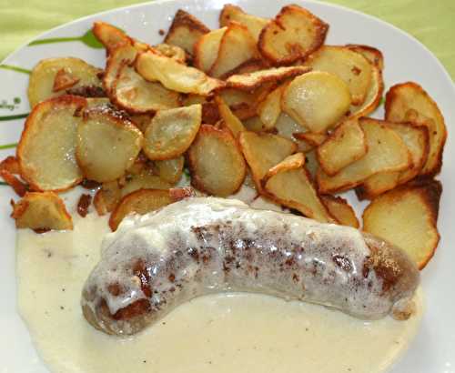 Andouillette au Brillat Savarin et chips à l'Actifry®