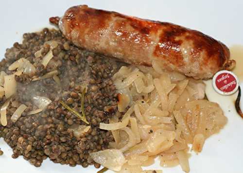 Andouillette de Jargeau aux lentilles vertes du Berry