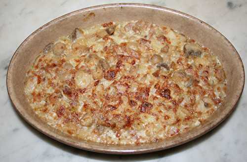 Andouillettes en gratin